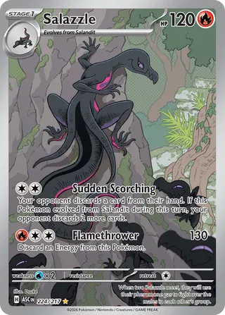Salazzle (Ascended Heroes 224/217)